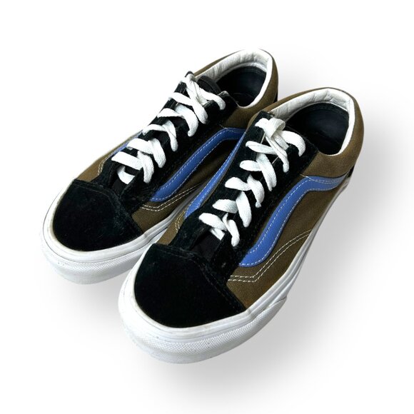 Vans Unisex Style 36 Vintage Sport Beech Ultramarine W 6 M 4.5 Khaki/Black - Picture 3 of 8